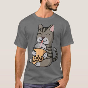 Boba Bubble Milk Ea Abby Cat Pet  T-Shirt
