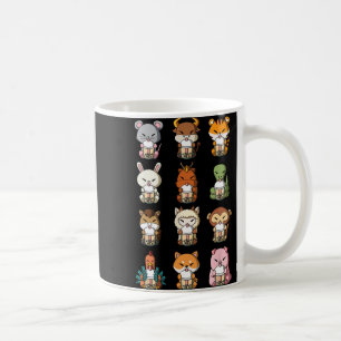 Boba Bubble Milk Tea Chinese Zodiacs Animal Lunar  Coffee Mug