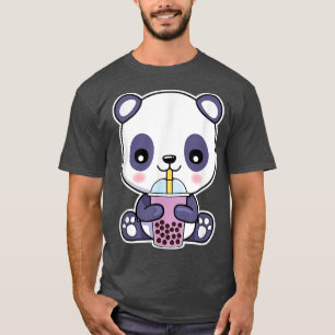 Boba Bubble Milk Tea Kawaii Panda Lover  T-Shirt