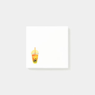 Boba Bubble tea art illustration Post-it Notes