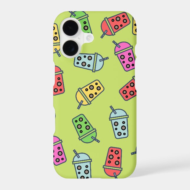 Boba Bubble Tea Pattern (Back)