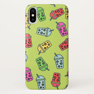 Boba Bubble Tea Pattern Case-Mate iPhone Case