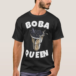 Boba Bubble Tea Sweet Drink Queen appaloosa horse  T-Shirt