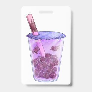 Boba Cats Badge