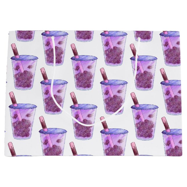 Boba Cats Large Gift Bag (Front)
