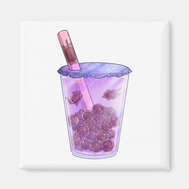 Boba Cats Magnet (Front)