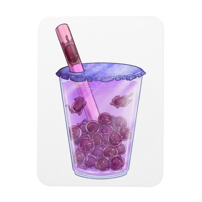 Boba Cats Magnet (Vertical)