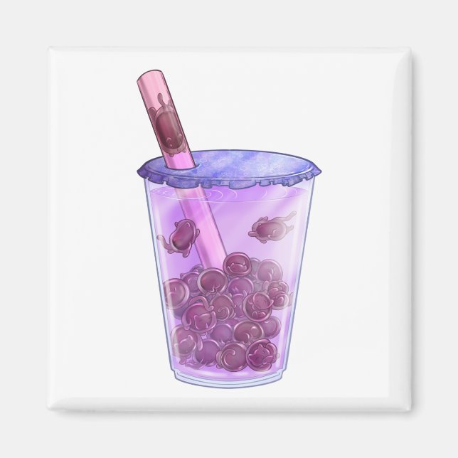 Boba Cats Magnet (Front)