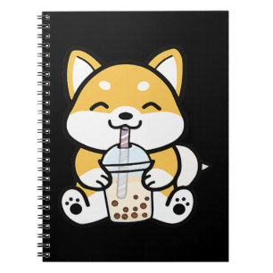 Boba Corgi, Corgi Boba, Boba Shiba, Shiba, Corgi Notebook