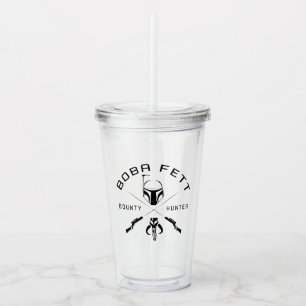 Boba Fett Black Badge Acrylic Tumbler
