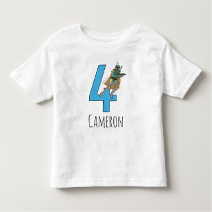 Boba Fett - Happy Fourth Birthday Toddler T-shirt