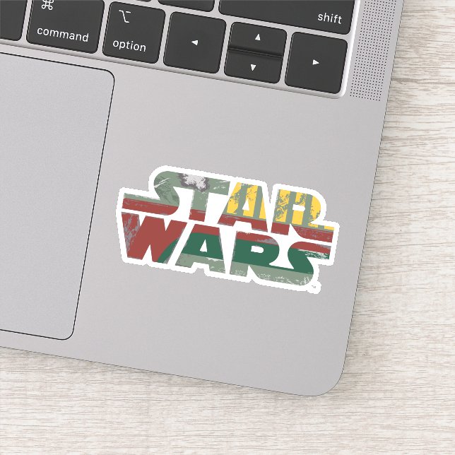 Boba Fett Style Star Wars Logo (Detail)