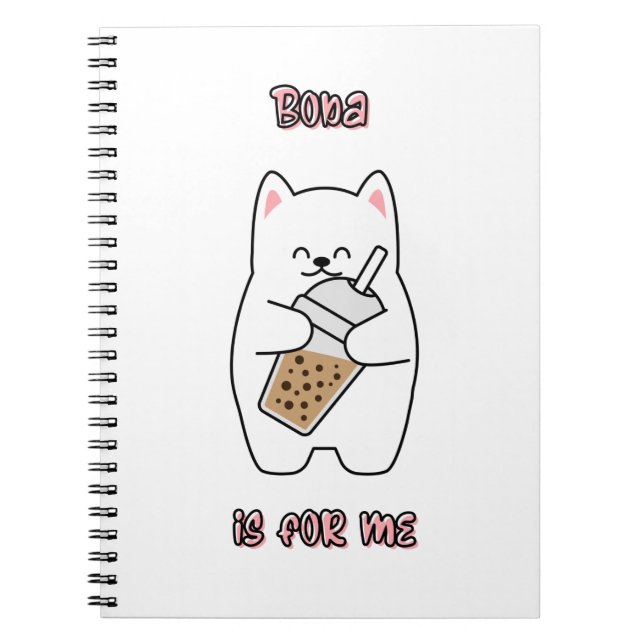 Boba Is For Me Notebook (Front)
