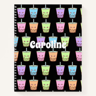 Boba Milk Tea Flavours Notebook