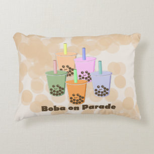Boba on Parade Decorative Pillow