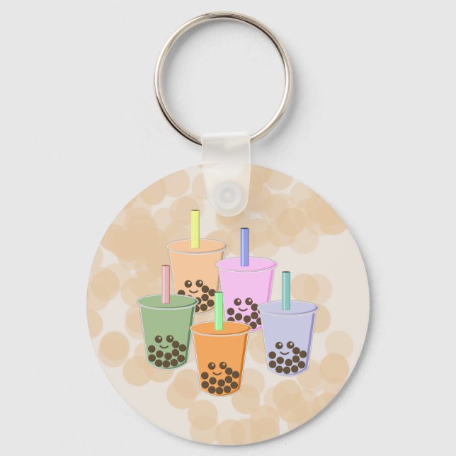 Boba on Parade Keychain (Front)