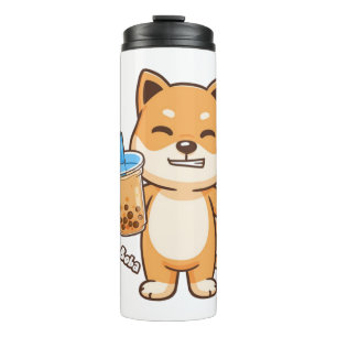 Boba Shiba Boba Shiba Boba Shiba 2 Thermal Tumbler
