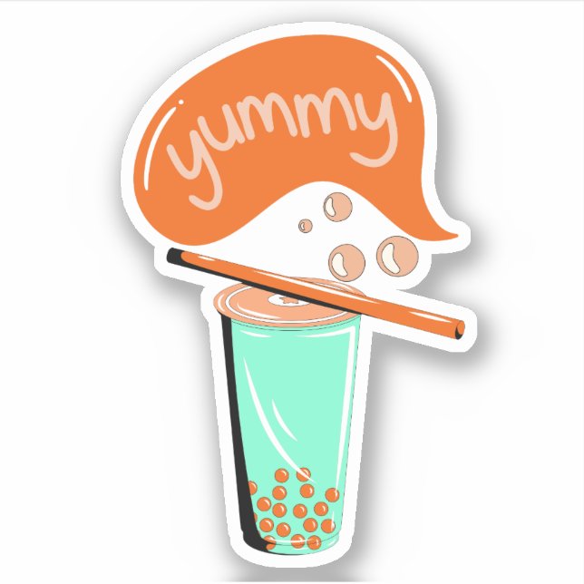 boba tea bubble milk matcha tea brown tea lover  (Front)