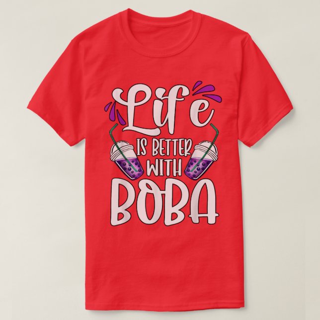 Boba Tea Bubble Tea 134 T-Shirt (Design Front)