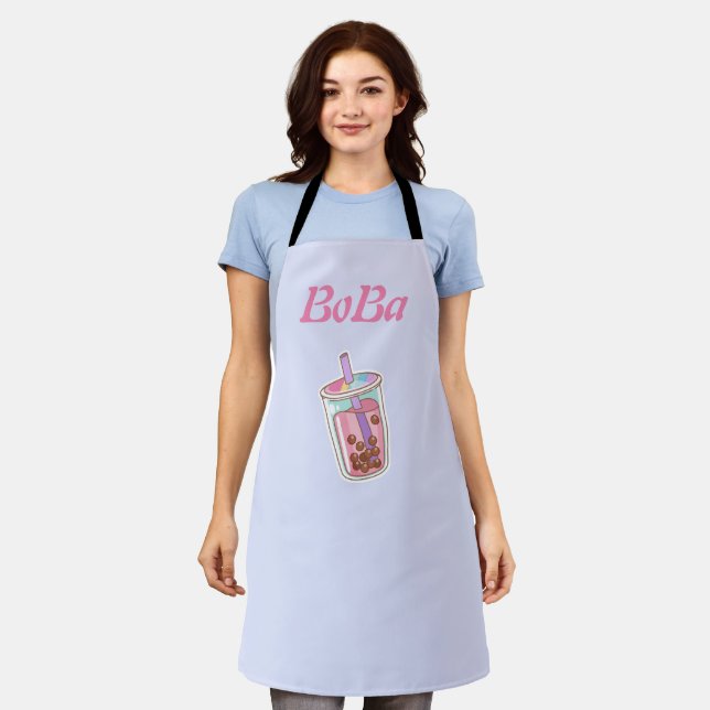 boba tea bubble tea  apron (Worn)