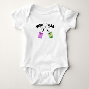 boba tea bubble tea baby bodysuit