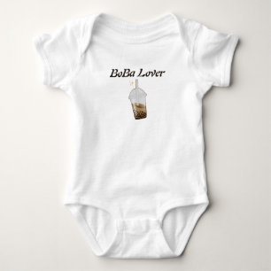 boba tea bubble tea  baby bodysuit
