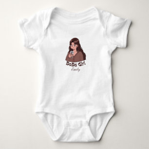 boba tea bubble tea  baby bodysuit