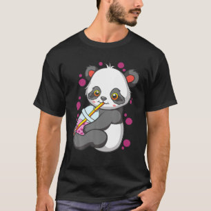 Boba Tea Bubble Tea Cute Kawaii Panda Gift T-Shirt