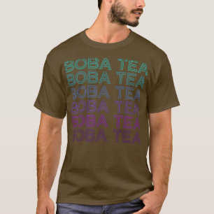 Boba Tea Bubble Tea Milk Tea Retro T-Shirt