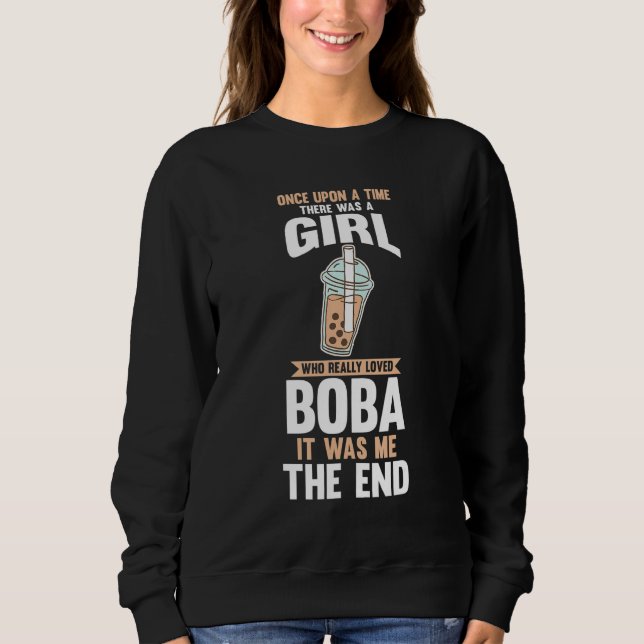 Boba Tea Bubble Tea Sweatshirt (Front)