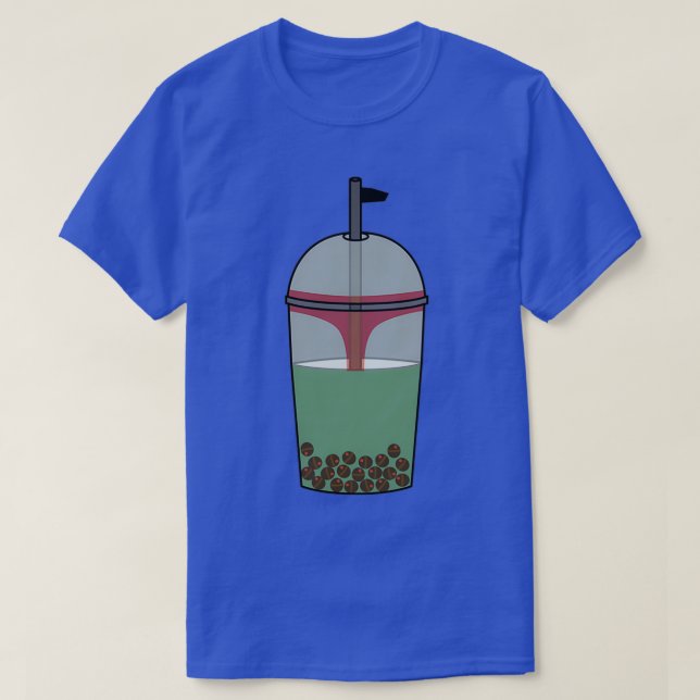 Boba Tea Fett T-Shirt (Design Front)