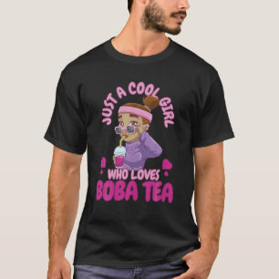 Boba Tea Girl Anime Kawaii T-Shirt