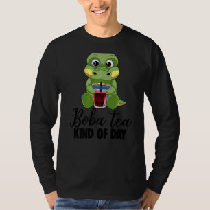 Boba Tea Kind Of Day Crocs & Boba Women Boba Tea T-Shirt
