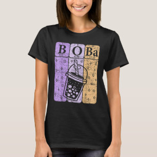 Boba Tea Periodic Table Elements Bubble Tea  Nerd T-Shirt