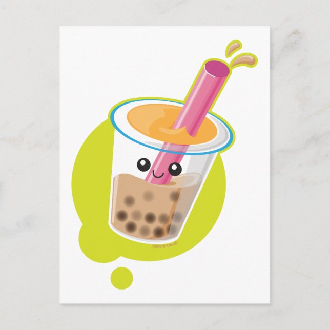 Boba Tea Postcard (Front)