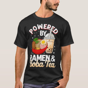 Boba Tea Powered By Ramen & Boba horses show jumpi T-Shirt