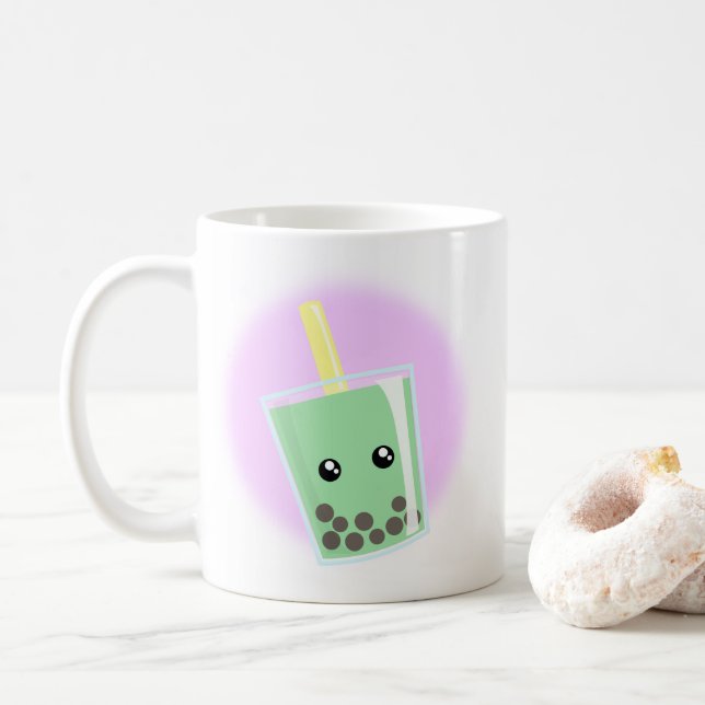 Boba Time ! Café Mug (Avec donut)