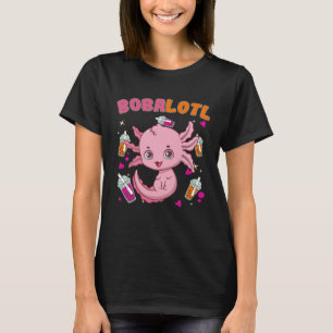 Bobalotl Axolotl Boba Tea Bubble Milk  5 T-Shirt