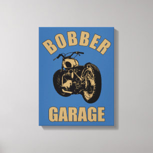 Bobber Garage Canvas Print