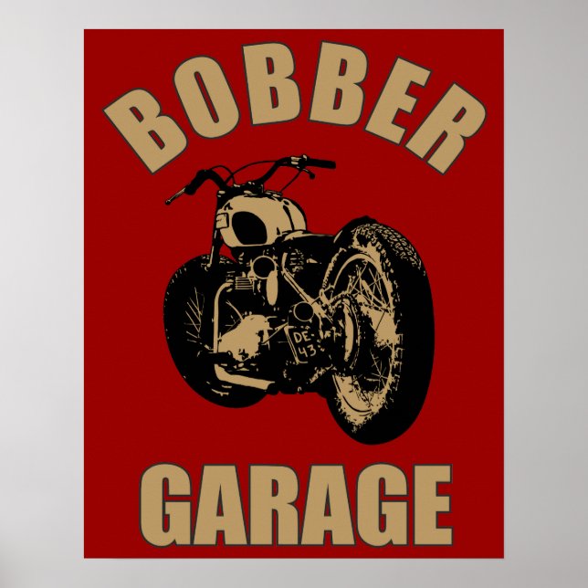 Bobber Garage Poster (Front)