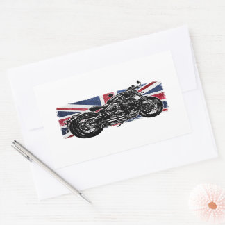 Bobber Motorcycle, Vintage Bikes, Great Britain Sticker