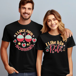 Bobbers Valentines Day Couple Matching Funny Match Sweatshirt
