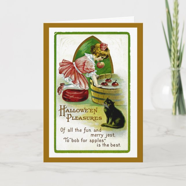 Bobbin for Apples Card (Front)