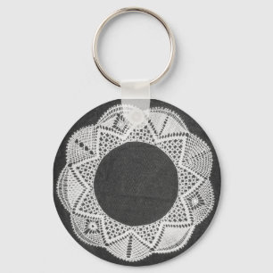 bobbin lace sampler keychain