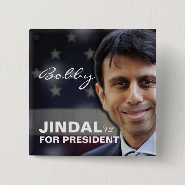 Bobby 2 Inch Square Button (Front)