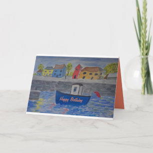 Bobby Boat Birthday Card add text