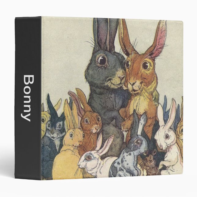 Bobby Bunny and His Family Binder (Front/Spine)