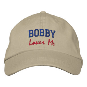 Bobby Loves Me Broded Nom Casquette / Casquette