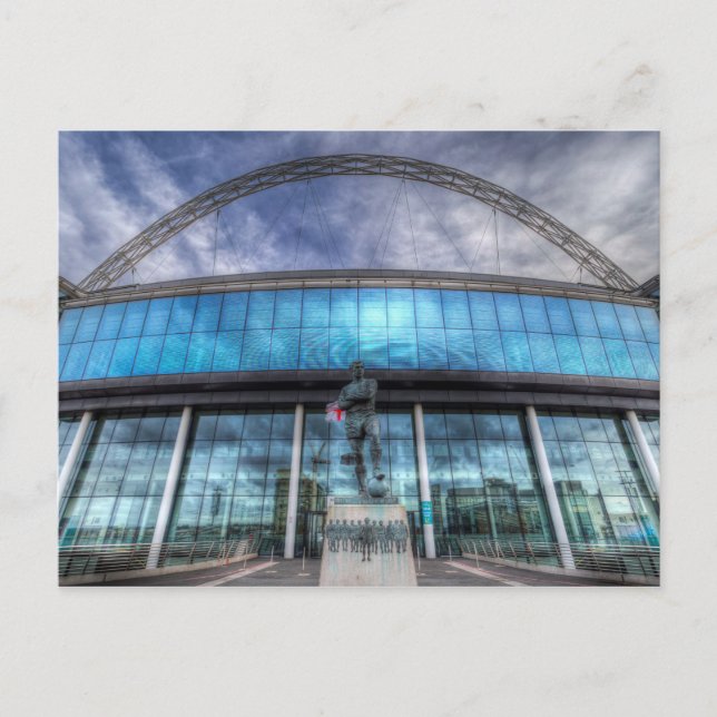 Bobby Moore Statue Wembley Stadium London Postcard (Front)