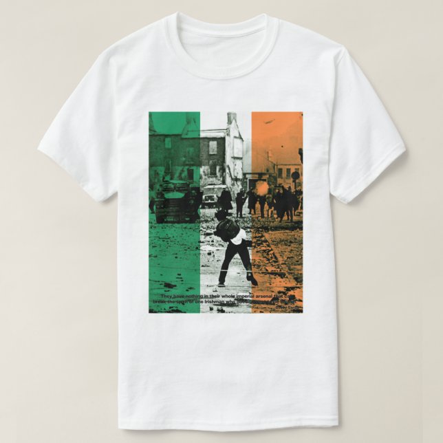 Bobby Sands - An Irishman who doesnt want to be br T-Shirt (Design Front)